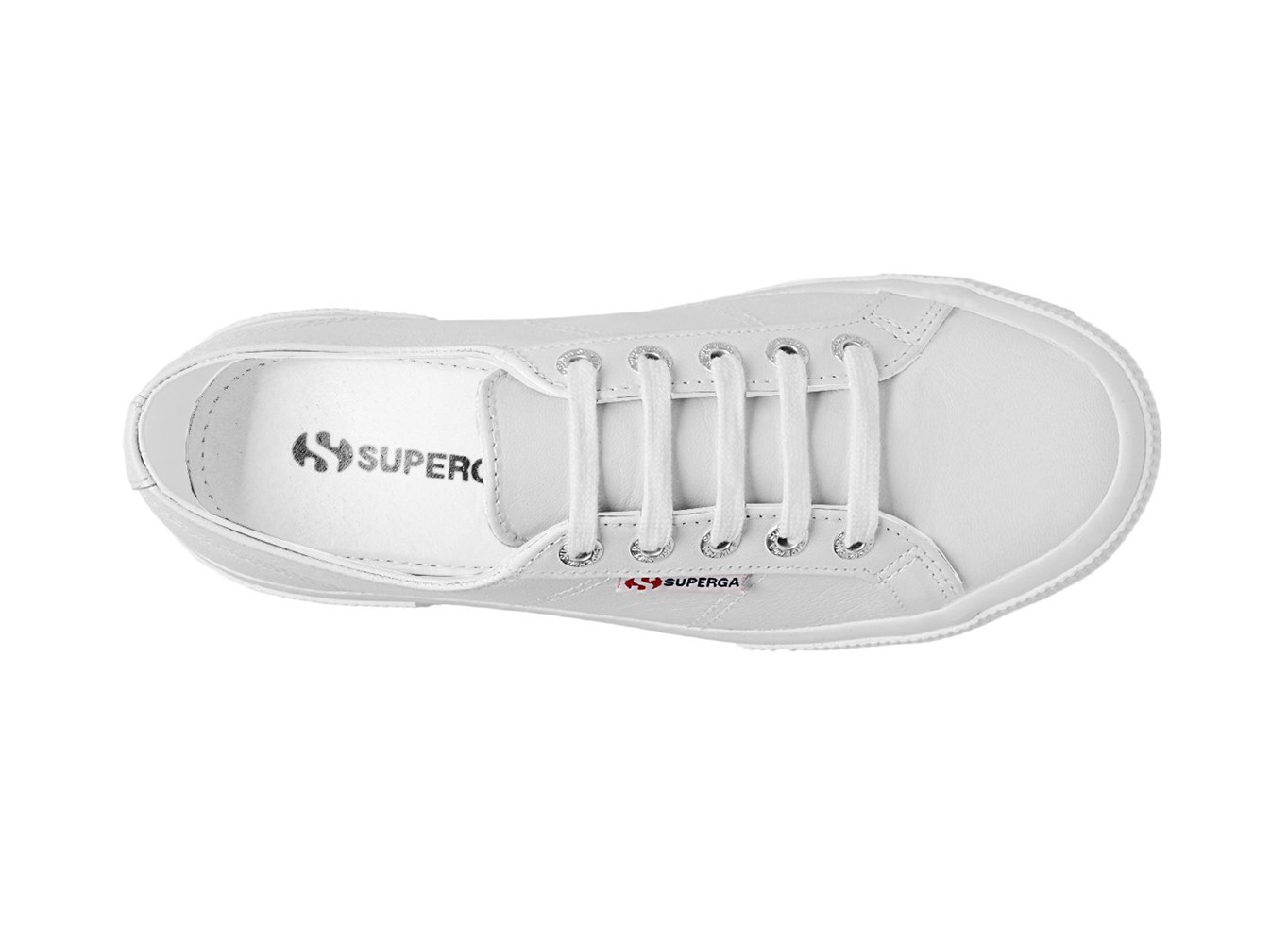 Zapatillas Superga Mujer Blancas - 2750 Nappaleau - 918560SBK